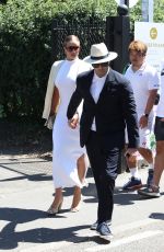 ROSIE HUNTIGNTON-WHITELEY and Jason Statham Arrives at Wimbledon Men’s Singles Final in London 07/10/2022