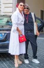ROSSY DE PALMA and Pierpaolo Piccioli Out in Rome 06/27/2022
