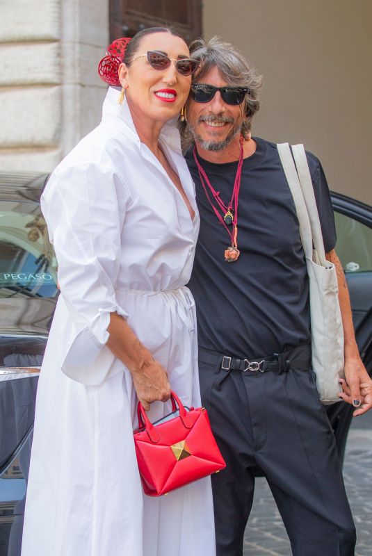 ROSSY DE PALMA and Pierpaolo Piccioli Out in Rome 06/27/2022