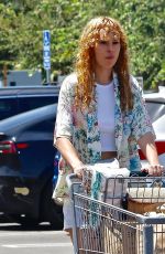 RUMER WILLIS Shopping at Erewhon Market in Studio City 07/24/2022