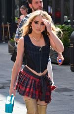 SABRINA CARPENTER Leaves Global Radio Studios in London 07/05/2022