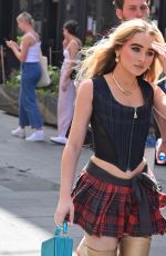 SABRINA CARPENTER Leaves Global Radio Studios in London 07/05/2022