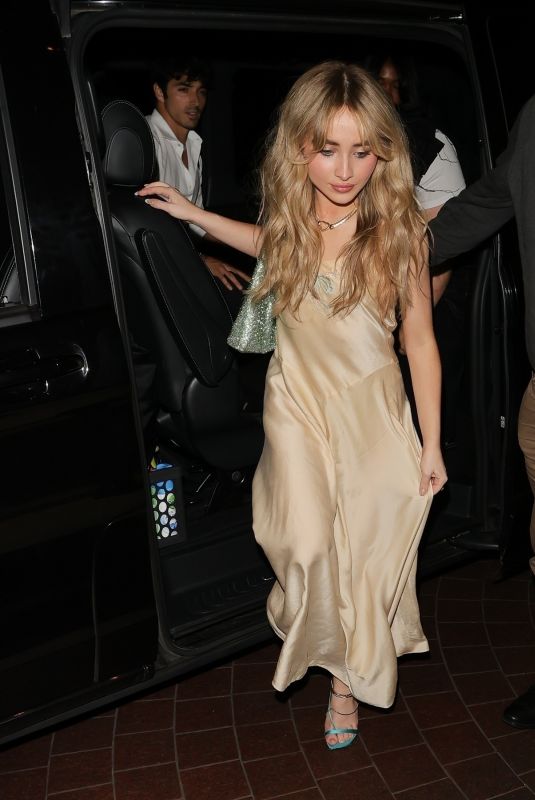SABRINA CARPENTER Night Out After a Day of Promotions in London 07/05/2022