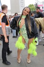 SAMANTHA MUMBA Out at Trafalgar Square in London 07/02/2022