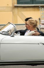 SANDRA LEE and Ben Youcef Celebrated Her 56th Birthday Cruising Along Lake Como in a 1956 Porsche Speedster 07/06/2022