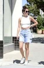 SARA SAMPAIO and ISABEL PAKZAD Leaves Angelini Osteria Italian Restaurant in Los Angeles 07/06/2022