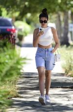 SARA SAMPAIO and ISABEL PAKZAD Leaves Angelini Osteria Italian Restaurant in Los Angeles 07/06/2022