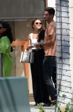 SARAH HYLAND and Wells Adams Shopping at Cartier on Rodeo Drive in Beverly Hills 07/24/2022