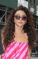 SARAH HYLAND Arrives at Today Show in New York 07/18/2022