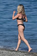 SARAH JAYNE DUNN in Bikini at a Beach in Marbella 07/09/2022