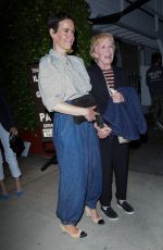 SARAH PAULSON and HOLLAND TAYLOR Leaves Giorgio Baldi in Santa Monica 07/02/2022