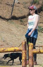SARAH SILVERMAN and Rory Albanese Out with Their Dogs in Los Feliz 07/23/2022