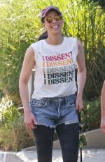 SARAH SILVERMAN and Rory Albanese Out with Their Dogs in Los Feliz 07/23/2022