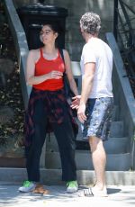SARAH SILVERMAN Out Kissing with Rory Albanese 07/26/2022