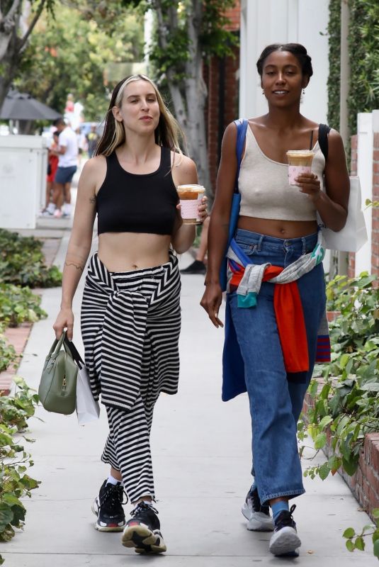 SCOUT WILLIS Out for Coffee with a Friend in West Hollywood 07/30/2022