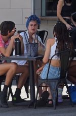 SCOUT WILLIS Out for Lunch with Friends at Oaks Gourmet in Los Angeles 07/21/2022