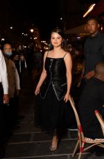 SELENA GOMEZ Arrive at Crillon Hotel in Paris 07/08/2022