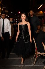 SELENA GOMEZ Arrive at Crillon Hotel in Paris 07/08/2022