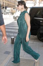 SELENA GOMEZ Arrives at Louis Vuitton Shop in Paris 07/08/2022
