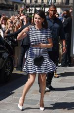 SELENA GOMEZ Arrives at Sephora Store in Paris 07/08/2022