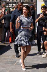 SELENA GOMEZ Arrives at Sephora Store in Paris 07/08/2022