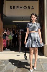 SELENA GOMEZ at a Promo Event at Sephora Store in Paris 07/08/2022
