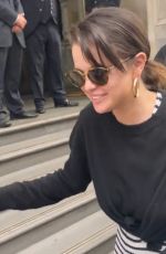 SELENA GOMEZ Leaves Corinthia Hotel in London 07/13/2022
