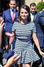 SELENA GOMEZ Leaves Crillon Hotel in Paris 07/08/2022