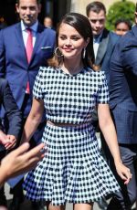 SELENA GOMEZ Leaves Crillon Hotel in Paris 07/08/2022