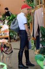 SELMA BLAIR Out Shopping with Her Service Dog in Los Angeles 07/232/2022