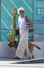 SELMA BLAIR Out with Her Dog in Studio City 07/22/2022