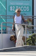 SELMA BLAIR Out with Her Dog in Studio City 07/22/2022