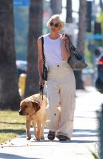 SELMA BLAIR Out with Her Dog in Studio City 07/22/2022