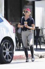 SELMA BLAIR Out with Her Service Dog in Los Angeles 07/19/2022
