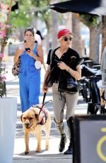 SELMA BLAIR Out with Her Service Dog in Los Angeles 07/19/2022