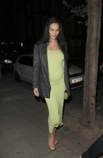 SHANINA SHAIK Arrives at 22 Hotel in London 07/03/2022