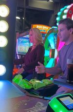SHANNA MOAKLER and Matthew Rondeau at Dave and Busters in Los Angeles 07/29/2022