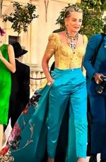 SHARON STONE at a Photoshoot before D&G Fashion Show in Taormina 07/09/2022