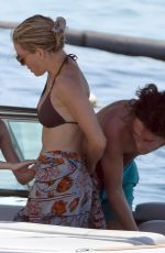 SIENNA MILLER and Oli on Vacation at Cap Antibes Eden Roc Hotel 07/21/2022