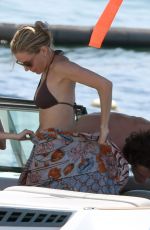 SIENNA MILLER and Oli on Vacation at Cap Antibes Eden Roc Hotel 07/21/2022