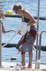 SIENNA MILLER and Oli on Vacation at Cap Antibes Eden Roc Hotel 07/21/2022