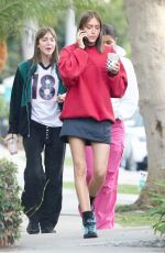 SIMI and HAZE KHADRA Out with a Friend in West Hollywood 07/24/2022