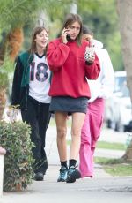 SIMI and HAZE KHADRA Out with a Friend in West Hollywood 07/24/2022