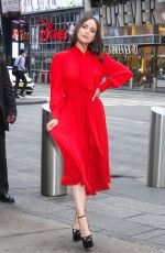 SOFIA CARSON Arrives at Today Show to Promotes Purple Hearts in New York 07/25/2022