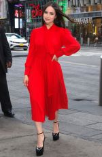 SOFIA CARSON Arrives at Today Show to Promotes Purple Hearts in New York 07/25/2022