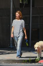SOFIA COPPOLA Out with Her Dog in New York 07/21/2022