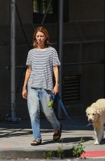 SOFIA COPPOLA Out with Her Dog in New York 07/21/2022