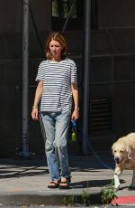 SOFIA COPPOLA Out with Her Dog in New York 07/21/2022