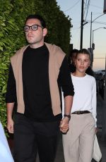SOFIA RICHIE and Elliot Grainge Out for Dinner at Giorgio Baldi in Santa Monica 06/30/2022