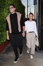SOFIA RICHIE and Elliot Grainge Out for Dinner at Giorgio Baldi in Santa Monica 06/30/2022